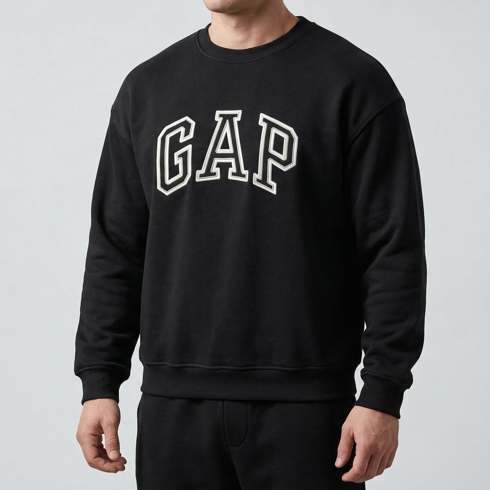 Свитшот GAP #2 • Черный