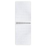 Блокнот А5, 80л, на гребне, клетка, Brauberg Безмятежность, ассорти, твердая подложка, 1шт.