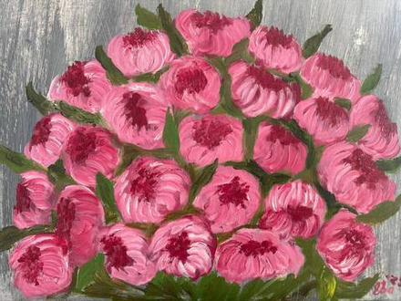 Картина Цветник