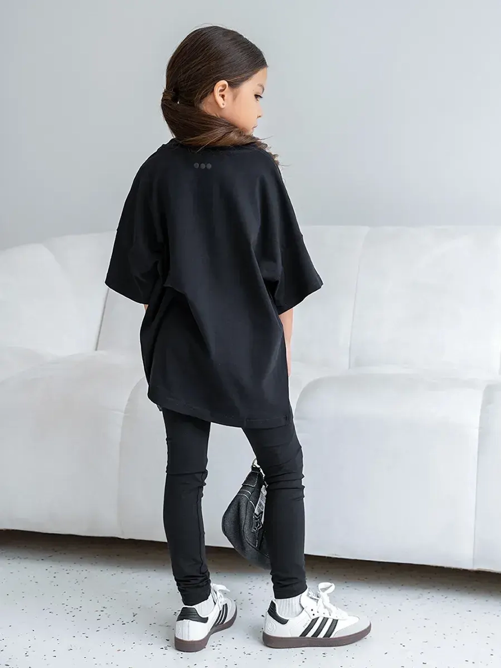 Костюм для девочки летний с леггинсами