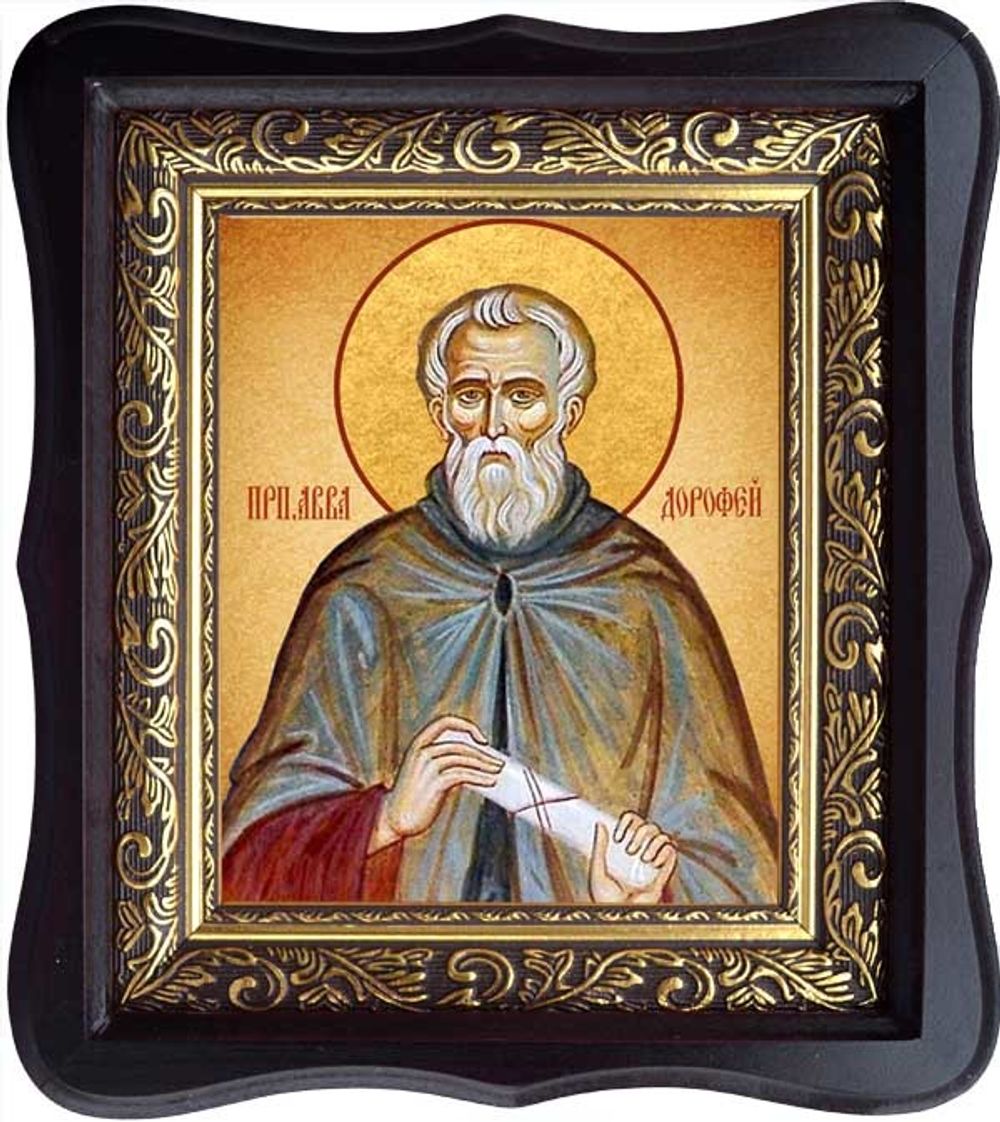 Дорофей Палестинский, авва преподобный Икона на холсте в киоте