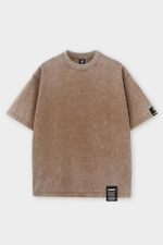 Футболка SHMOT "BLANK" GARMENT DYE Бежевый