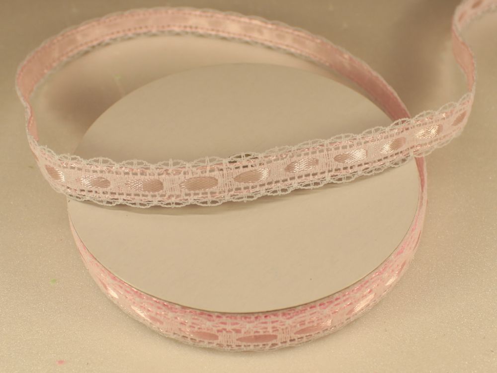 `Лента декоративная, ширина 15 мм(213130), цвет: №1 светло-розовый