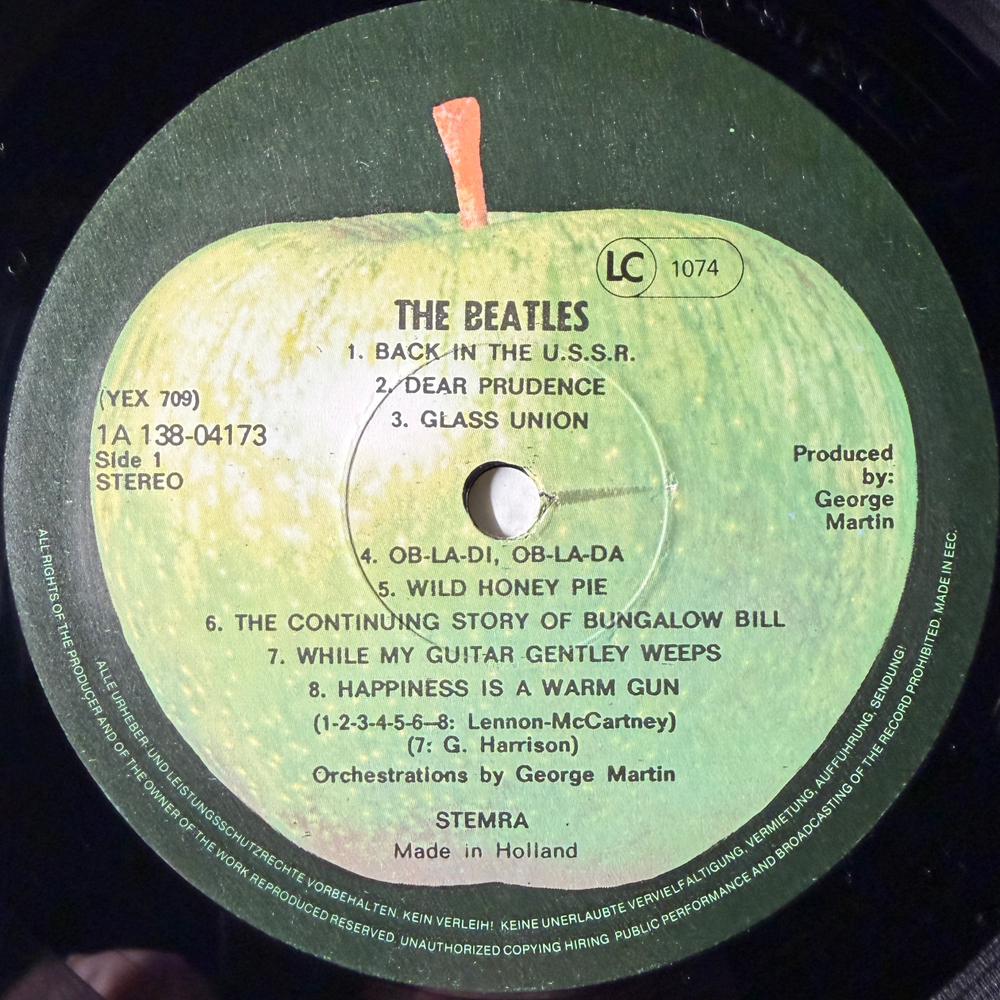 The Beatles ‎– The Beatles 2LP (Голландия 1980г.) Т