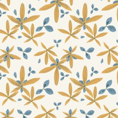 Танец листвы. Охра и индиго