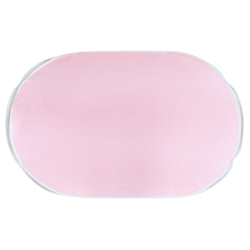 Набор постельных принадлежностей для овальной кроватки (75х125 см), розовый