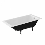 Ванна чугунная Delice PARALLEL Comfort DLR220506R-AS 180x80 белая с ручками