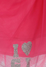 Юбка GUESS Ярко-розовый/Пояс: серебристые пайетки (Девочка)