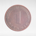 Germany, 1 Pfennig, 1995, (Stuttgart Mint - "F"), VF
