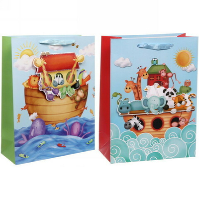 Пакет подарочный «Лодочка» 31х40 см, микс