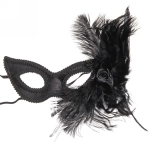 Маска карнавальная «Таинственная леди», черный