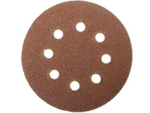 Круг абразивный на велюр осн зер 180 d125  8 отв (10шт/уп)