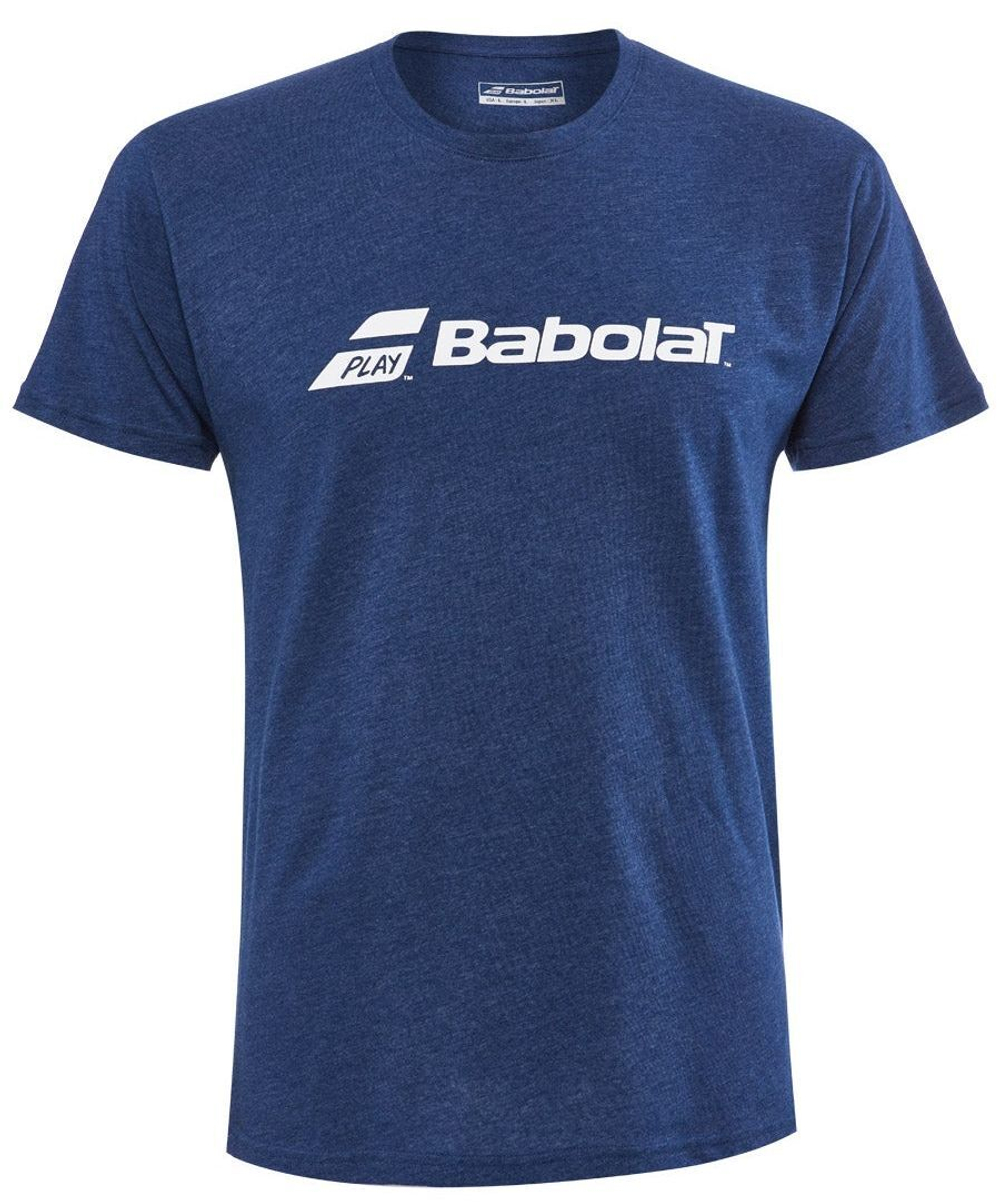 Мужская теннисная футболка Babolat Exercise Tee Men - estate blue heather
