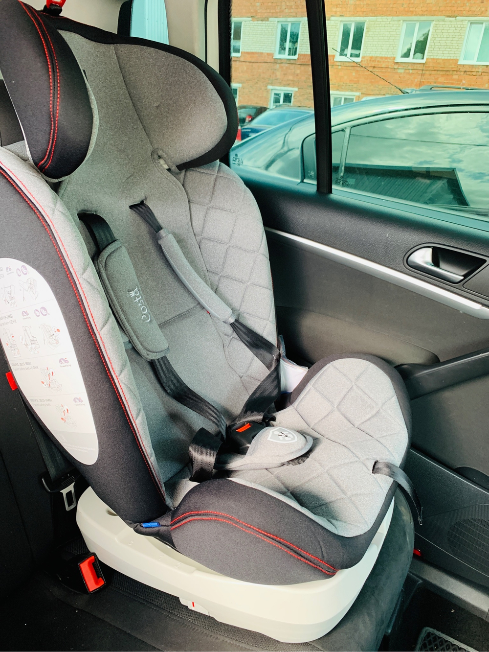 Автокресло детское KBH303 ISOFIX (Серо-чёрное grey/black) Артикул: KBH303GB