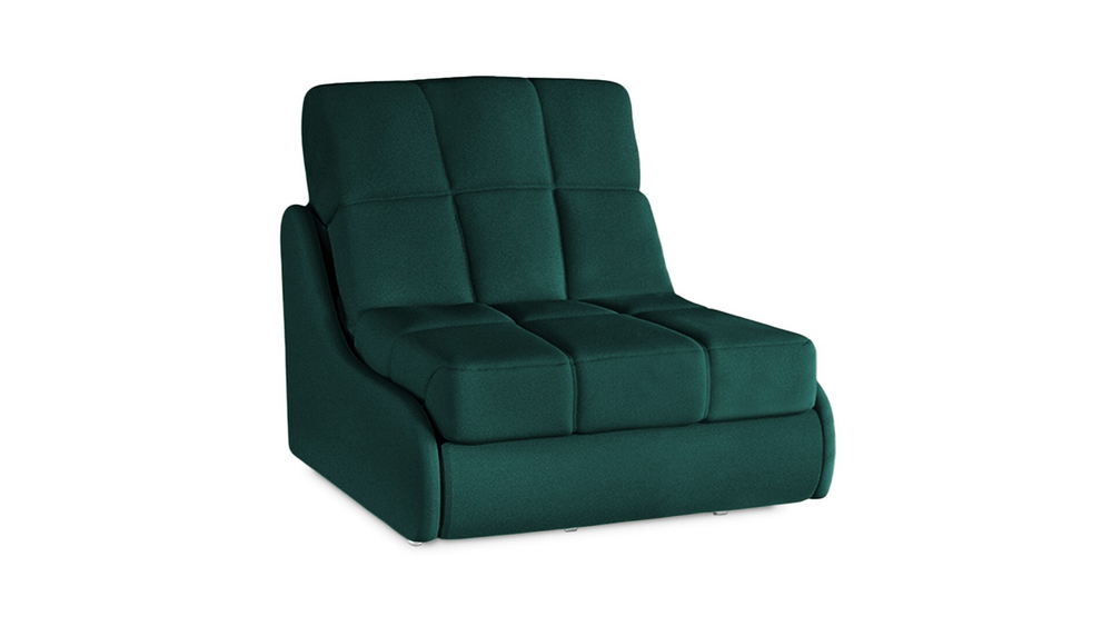 Кресло-кровать Истван Лайт Velutto 20 107*115*95 см, темно-зеленый Велютто Аккордеон Фиеста