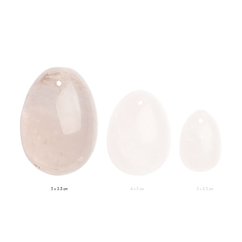 Шарики вагинальные La Gemmes Yoni Egg Rose Quartz