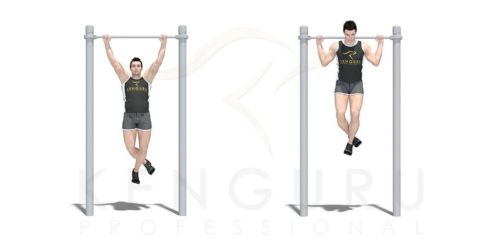 Воркаут-комплекс из 3 турников