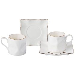 КОФЕЙНЫЙ НАБОР LEFARD "РАФФЛ ГОЛД" НА 2 ПЕР. 4 ПР. 130 МЛ (КОР=20НАБ.)