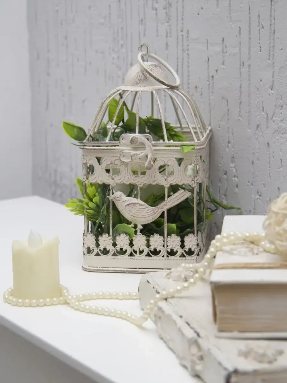 Клетка винтажная "Прованс" 11х11х20 см