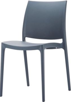 Стул пластиковый Maya Серый