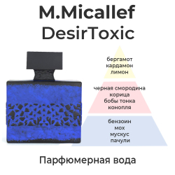 DesirToxic M. Micallef — парфюмерная вода для мужчин и женщин. Описание аромата