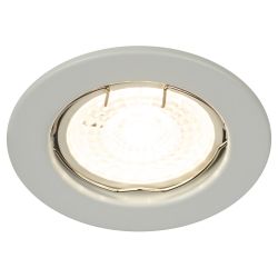 Встраиваемый светильник штампованный ЭРА ST1 SWH MR16 GU5.3 белый матовый | Штампованные встраиваемые светильники