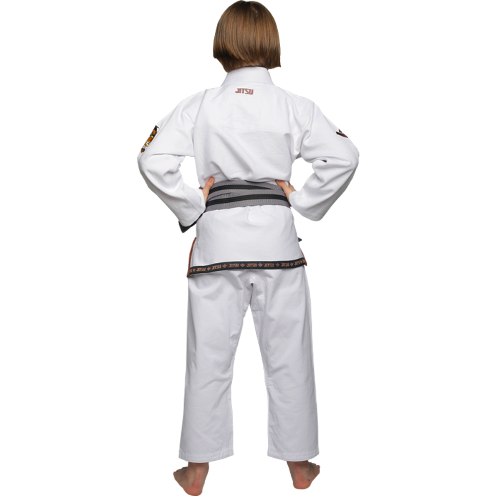 детское ги для BJJ Jitsu Monkey White