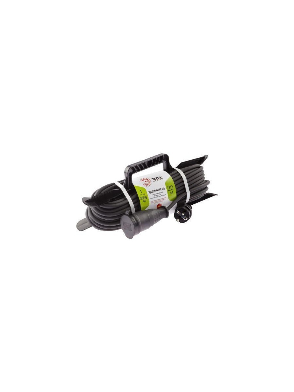 Удлинитель-шнур на рамке 1х20м с заземл. 16А IP44 UFx-1e-3х1.5-20m-IP44(KG) КГ 3х1.5 Эра Б0050868