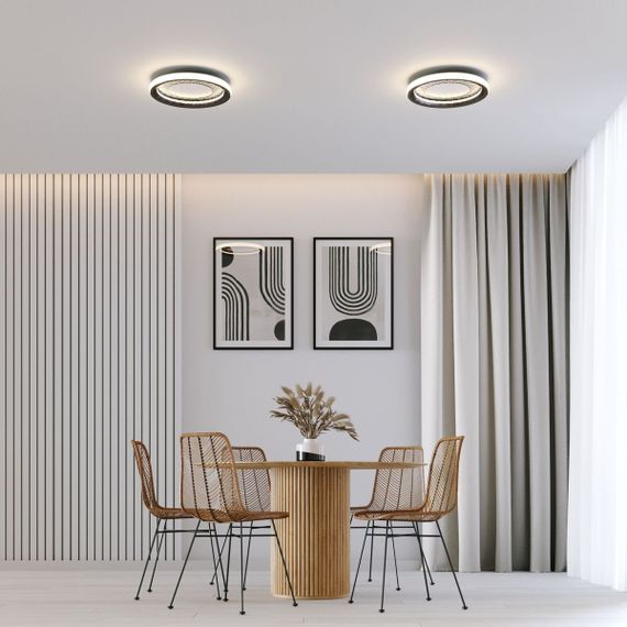 Потолочный светодиодный светильник Eurosvet Parafe 40022/1 LED серый