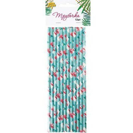 Трубочки для коктейля Фламинго