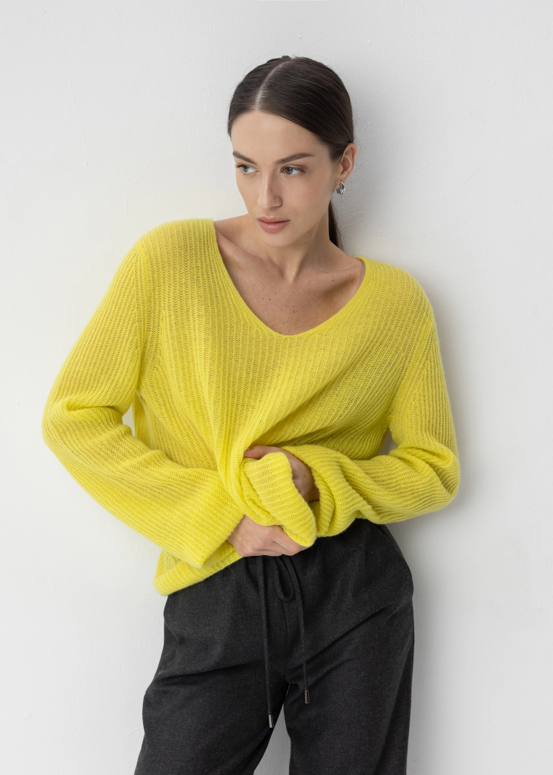 Кашемировый пуловер