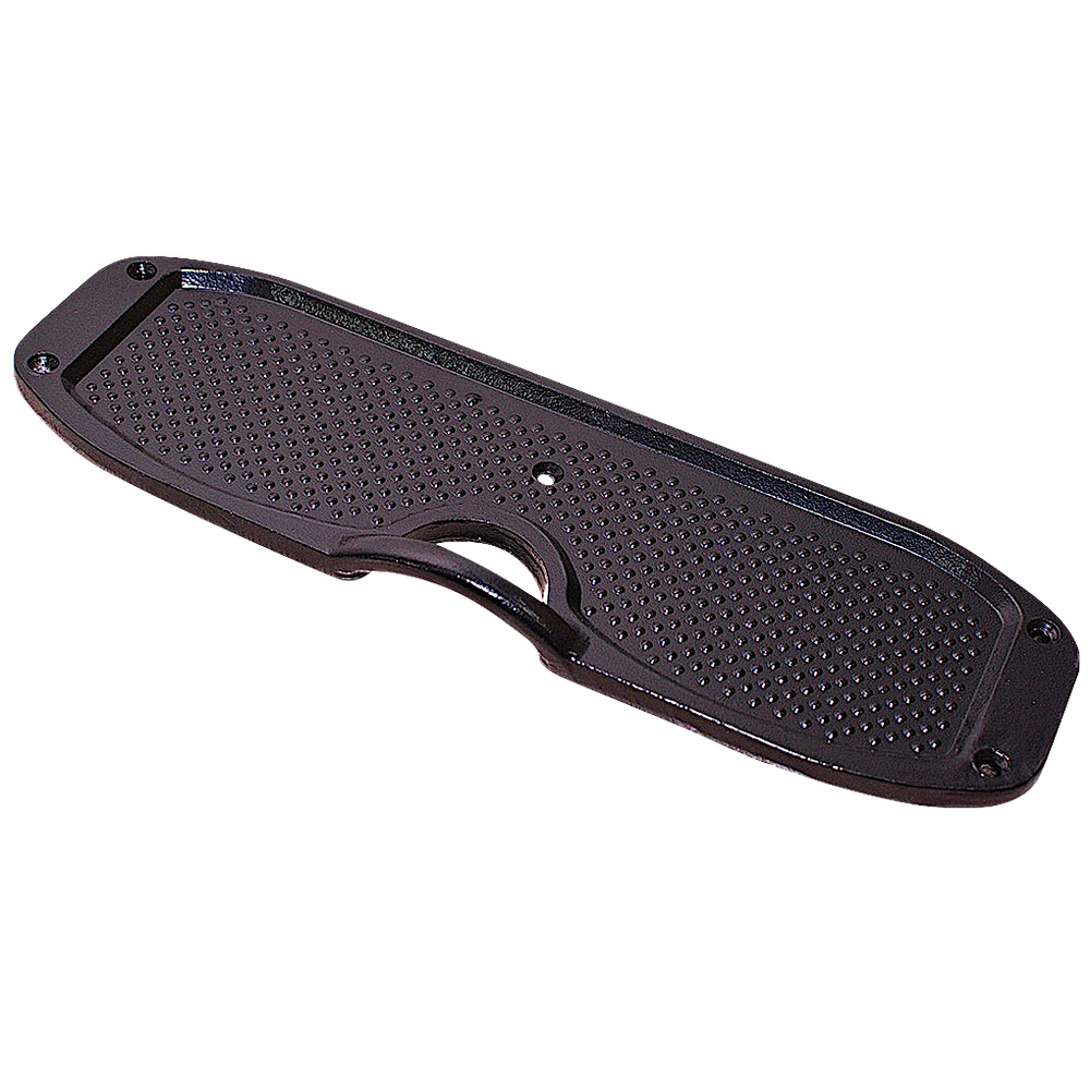 Накладка на транец Badger 305 х  95 х 20мм Металл Черная Предняя DJ1202B / 2034001