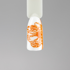 Гель-краска для стемпинга Swanky Stamping, №9 оранжевая, 8 мл