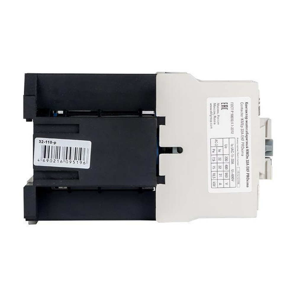 Контактор КМЭп 32А кат. 110В DC 1НО PROxima EKF ctr-s-32-110-p