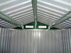 Металлический сарай GreenStorage Арчер D зелёный