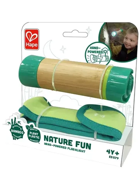 ФЦ! Детский механический фонарик Время путешествовать с чехлом (работает без батареек)