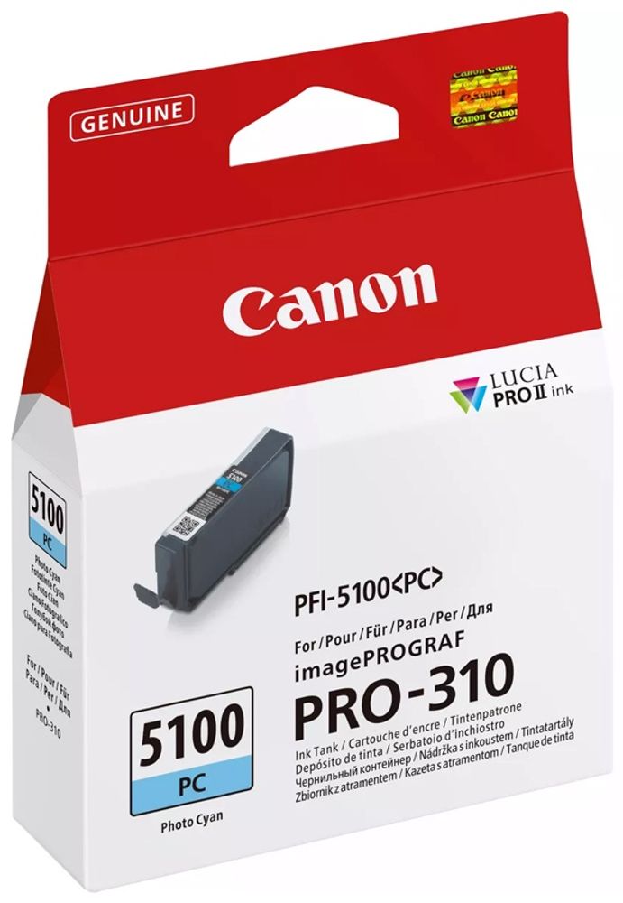 Картриджи Canon PFI-5100 Photo Cyan голубой (cyan)