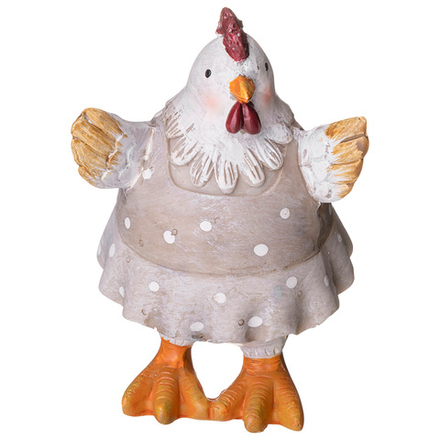 ФИГУРКА КУРИЦА 7.5*8*10.5 СМ
