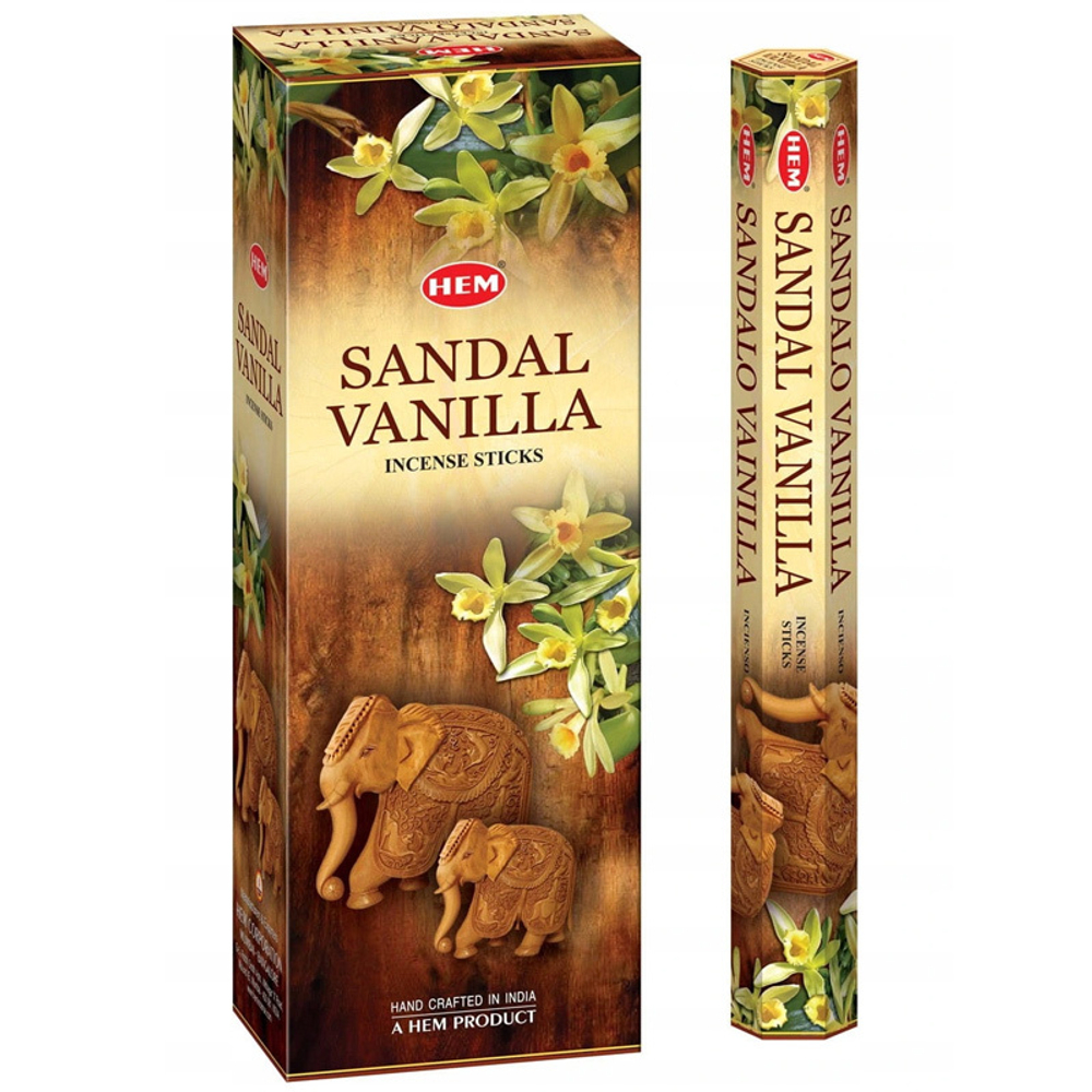 ароматические палочки Сандал и Ваниль ХЕМ (Sandal Vanilla HEM)