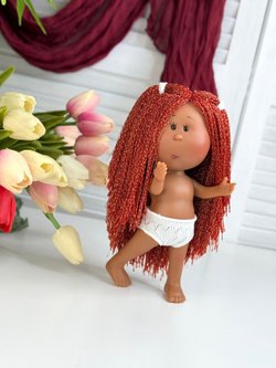 Кукла Nines виниловая 23см Little Mia Latina без одежды (3199WL8A2)