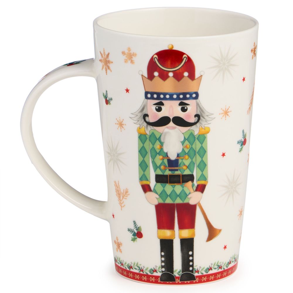 НАБОР ПОДАРОЧНЫЙ LEFARD "ЩЕЛКУНЧИК" (КРУЖКА 385 МЛ В КОМПЛЕКТЕ С ЁЛОЧНОЙ ИГРУШКОЙ)