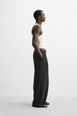 ZARA X NANUSHKA ФУТБОЛКА БЕЗ РУКАВОВ, КРЕМОВЫЙ