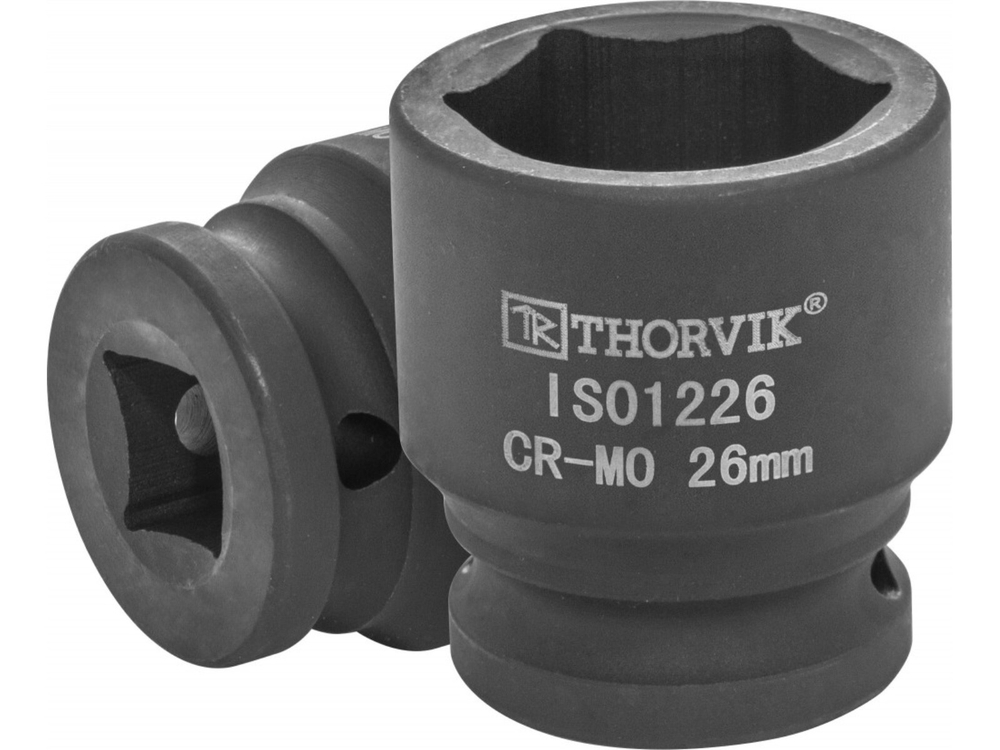 Головка торцевая ударная 1/2"DR,26 мм Thorvik IS01226
