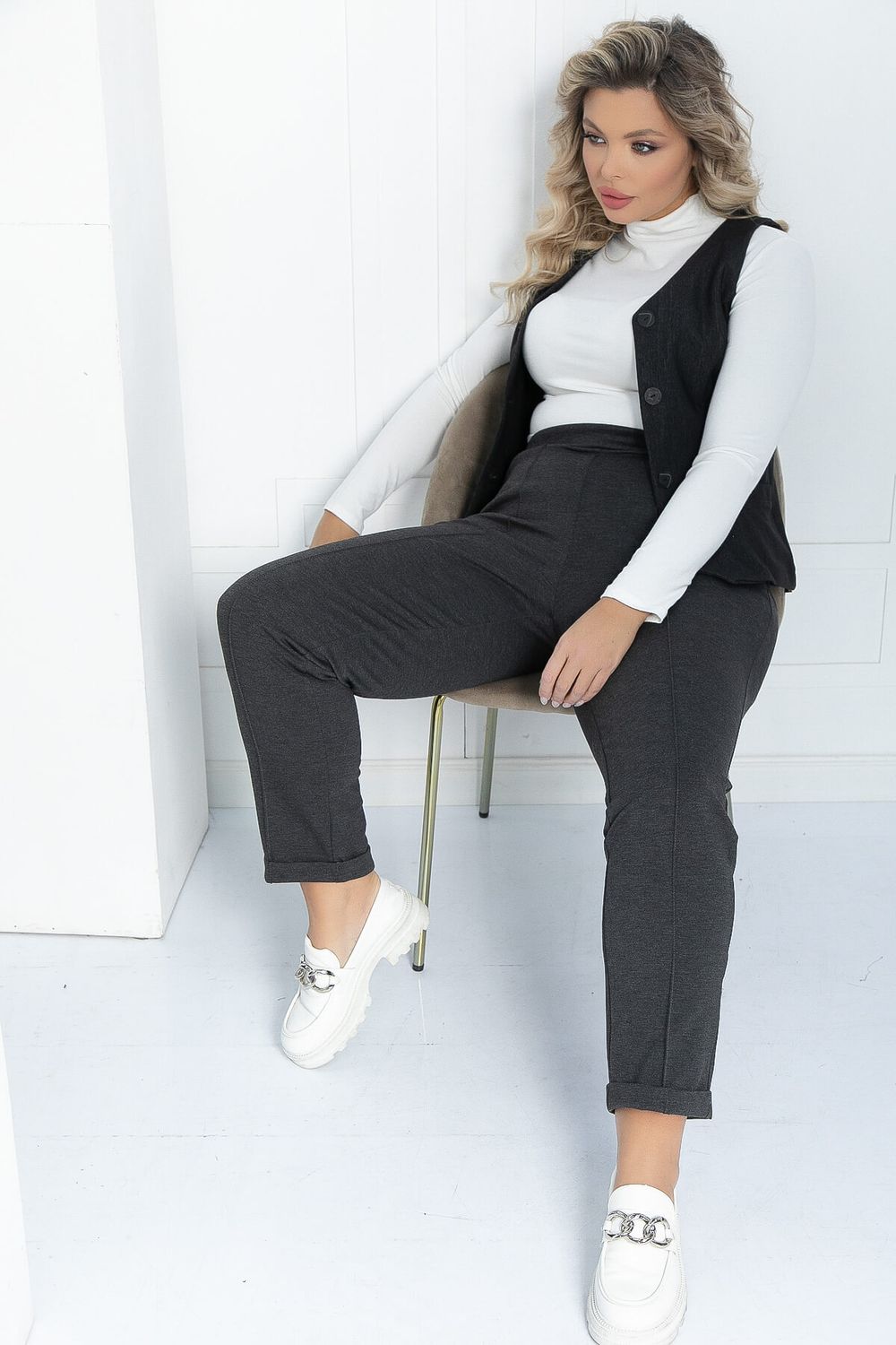 Брюки Дидже (серые) Б11948 LT Collection