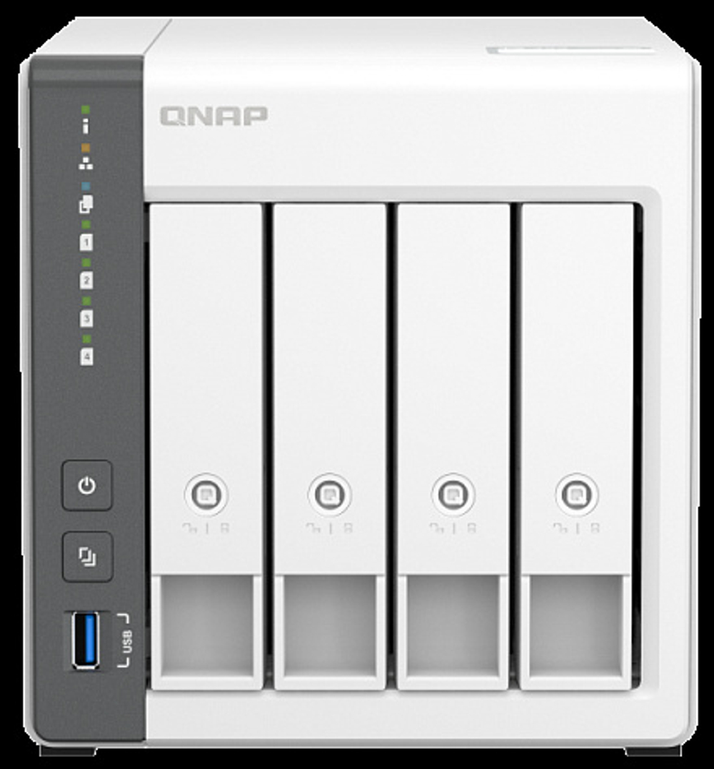 Сетевой RAID-накопитель QNAP D4 (Rev. C)