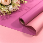 Пленка В рулоне 10 м х 58 см двухсторонняя (Розовый)