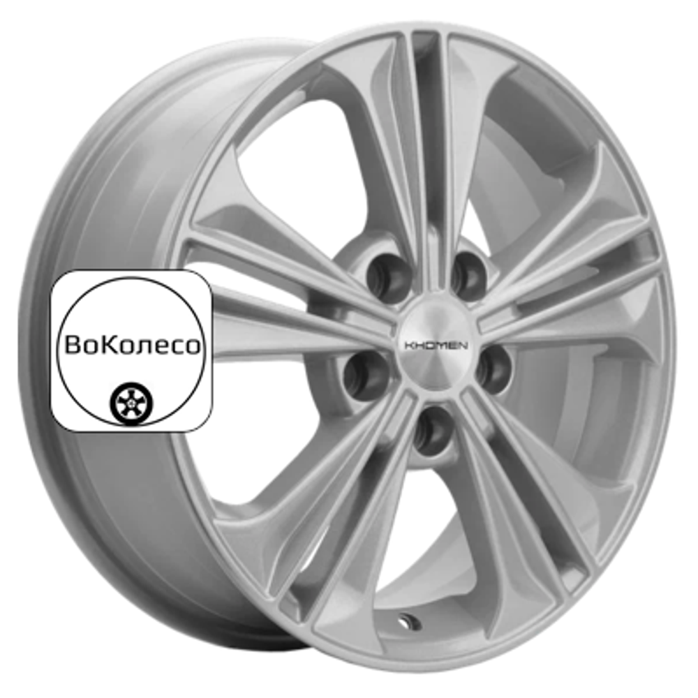 6x16/5x114,3 ET47 D67,1 KHW1603 (Soul) F-Silver Khomen Wheels