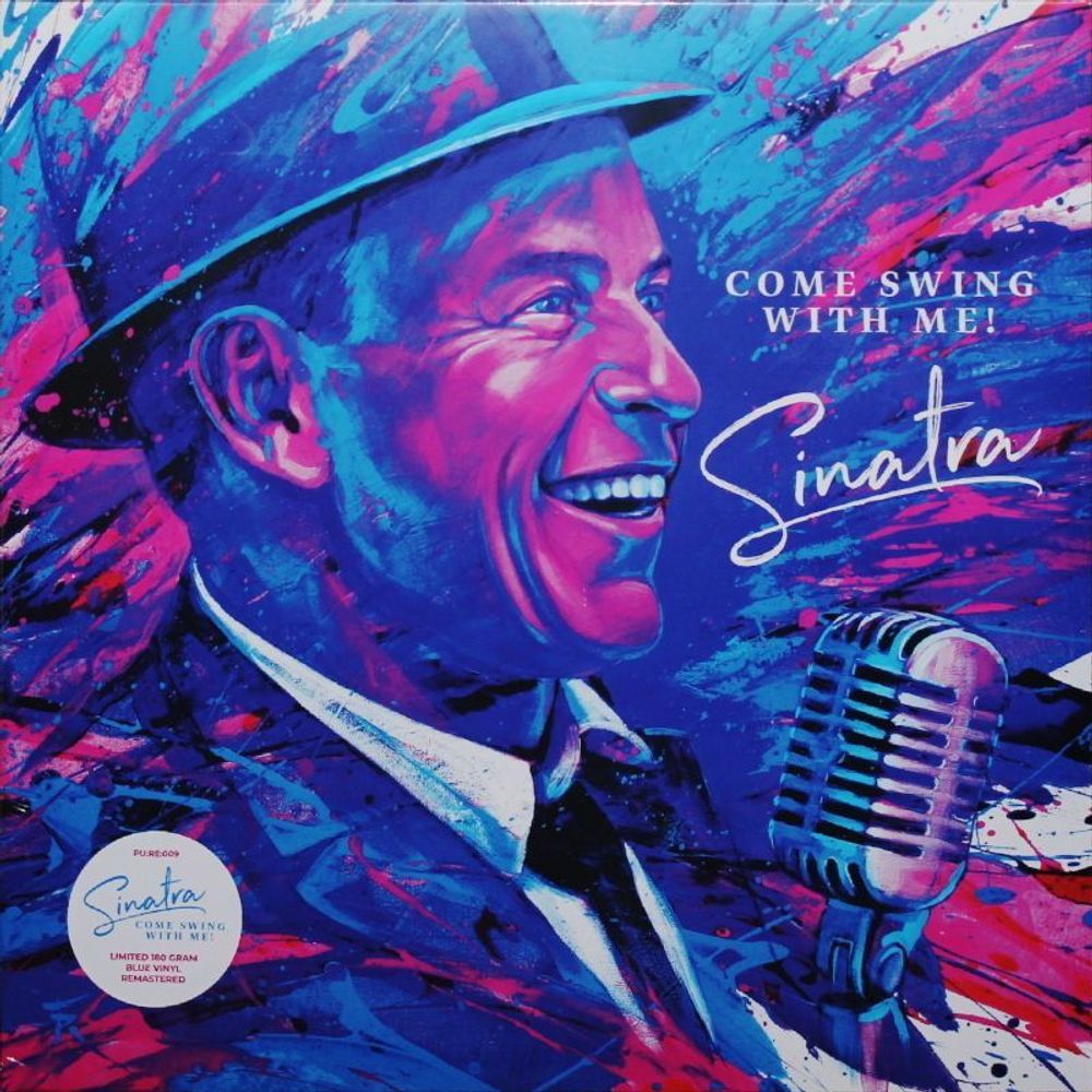 Frank Sinatra - Come Swing With Me! Coloured Blue Vinyl, LP. Новая запечатанная виниловая пластинка