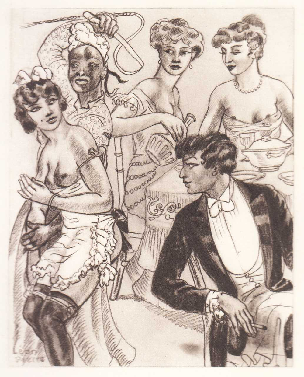 Pierre Noel aka Leon Pierre (1903-1981) - эротическое искусство французского художника