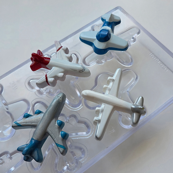 219 Форма для шоколадных конфет "Самолеты" (275*135 мм)